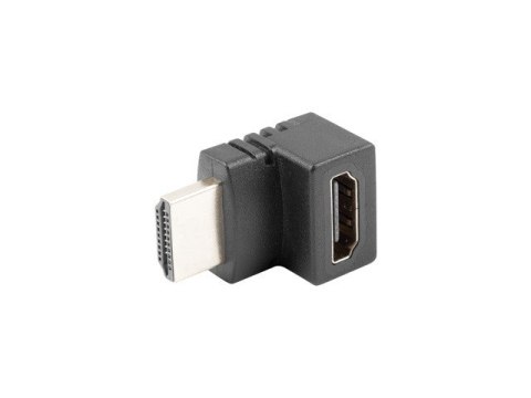 ADAPTER HDMI(M)->HDMI(F) KĄTOWY GÓRA CZARNY LANBERG ADAPTER HDMI(M)->HDMI(F) KĄTOWY GÓRA CZARNY LANBERG