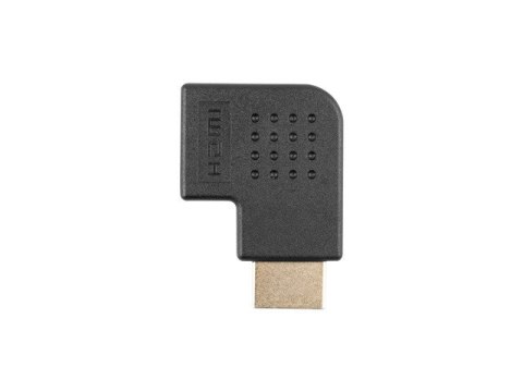 ADAPTER HDMI(M)->HDMI(F) KĄTOWY PRAWO CZARNY LANBERG ADAPTER HDMI(M)->HDMI(F) KĄTOWY PRAWO CZARNY LANBERG