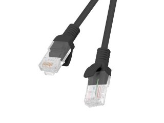 PATCHCORD KAT.5E UTP 3M CZARNY FLUKE PASSED LANBERG 10-PACK