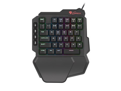 KLAWIATURA DLA GRACZY GENESIS THOR 100 KEYPAD PODŚWIETLENIE RGB GAMINGOWA