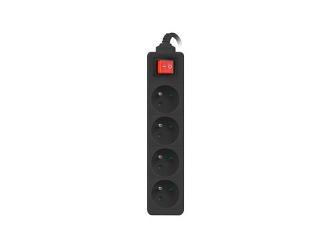 LISTWA PRZEDŁUŻACZ LANBERG 1.5M 4X 230V PL Z WYŁĄCZNIKIEM KABEL WYKONANY Z PEŁNEJ MIEDZI CZARNA LISTWA PRZEDŁUŻACZ LANBERG 1.5M 4X 230V PL Z WYŁĄCZNIKIEM KABEL WYKONANY Z PEŁNEJ MIEDZI CZARNA