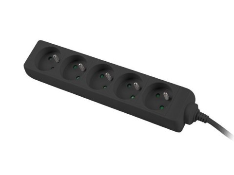 LISTWA PRZEDŁUŻACZ LANBERG 1M UPS 5X 230V PL CZARNA LISTWA PRZEDŁUŻACZ LANBERG 1M UPS 5X 230V PL CZARNA
