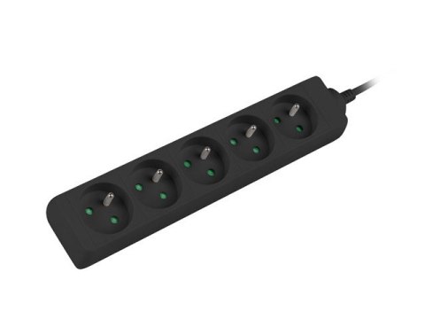 LISTWA PRZEDŁUŻACZ LANBERG 1M UPS 5X 230V PL CZARNA LISTWA PRZEDŁUŻACZ LANBERG 1M UPS 5X 230V PL CZARNA