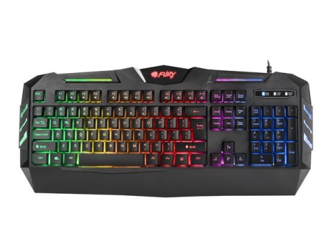 KLAWIATURA DLA GRACZY FURY SPITFIRE US PODŚWIETLENIE GAMINGOWA KLAWIATURA DLA GRACZY FURY SPITFIRE US PODŚWIETLENIE GAMINGOWA