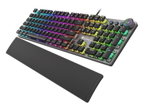 KLAWIATURA DLA GRACZY GENESIS THOR 380 RGB US LAYOUT MECHANICZNA PODŚWIETLENIE RGB BLUE SWITCH OPROG